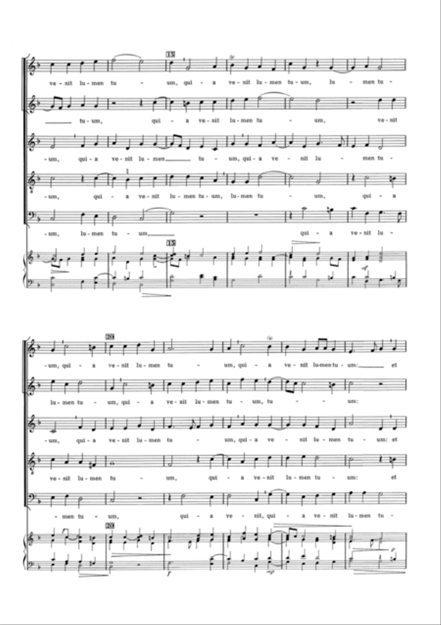 Surge Illuminare Jerusalem 4-Part scores gallery preview page 2