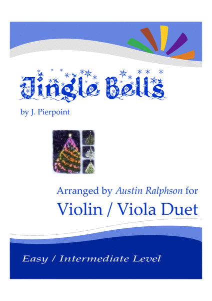 Jingle Bells - violin duet / viola duet (easy / intermediate level) image number null