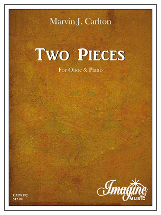 Book cover for Two Pieces for Oboe & Piano