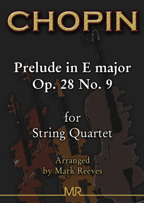 Chopin - Prelude in E major for String Quartet
