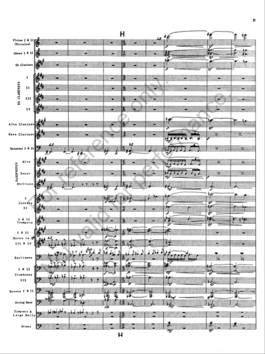 The Golden Legend Concert Band scores gallery preview page 16
