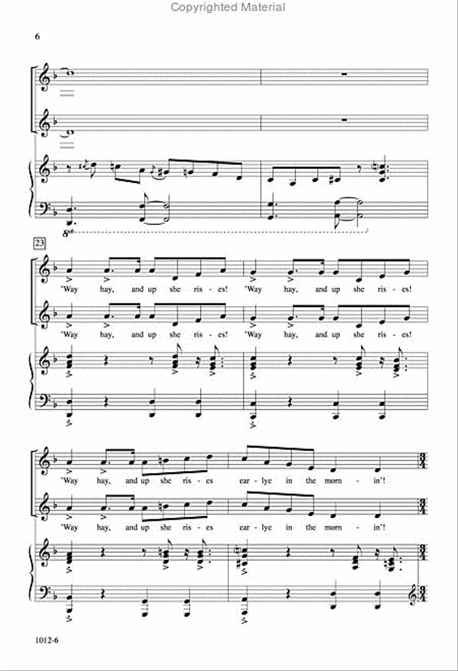 The Sailor and the Sinner Man - SA Octavo SA scores gallery preview page 5