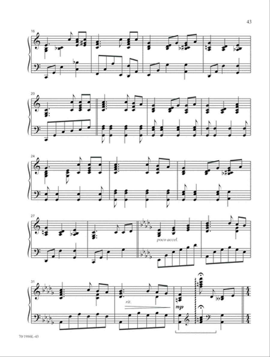 Glory and Grace Glory and Grace Piano Solo scores gallery preview page 24