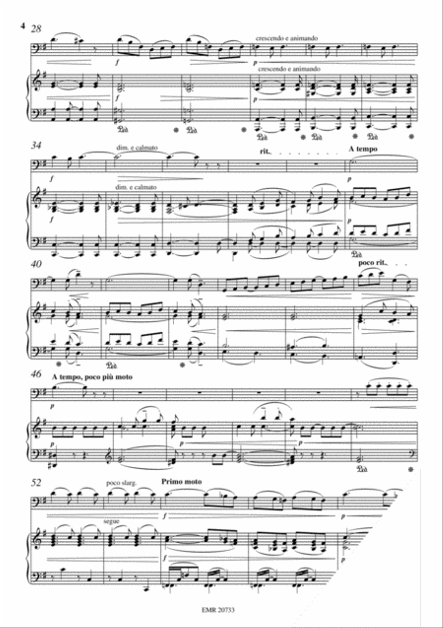 Cavatine Double Bass scores gallery preview page 4