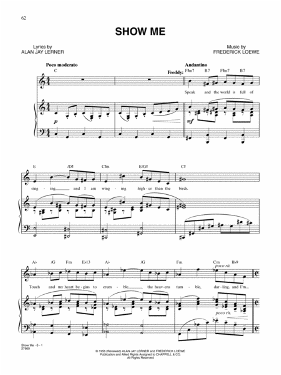 Music for my fair lady online