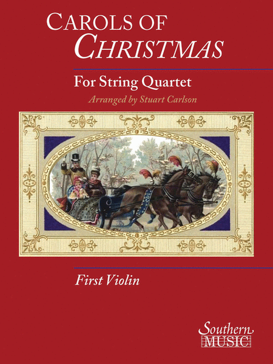 Carols Of Christmas For String Quartet, Violin 1 Book