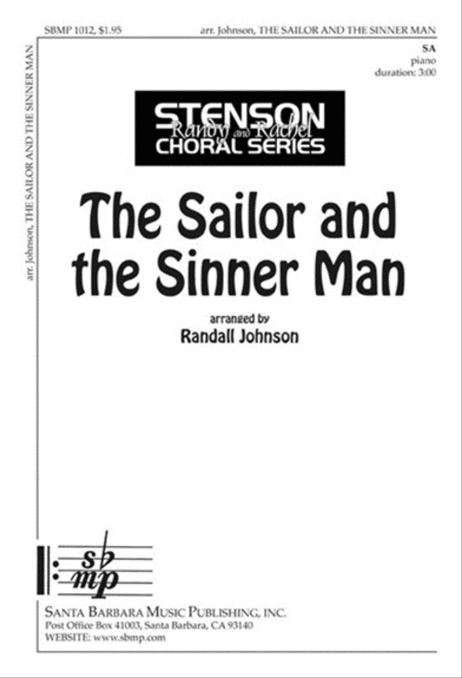 The Sailor and the Sinner Man - SA Octavo SA scores gallery preview page 1