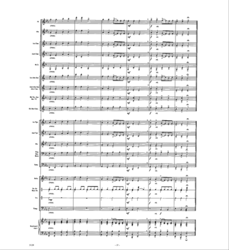 Surprise Symphony, 2nd movement Concert Band scores gallery preview page 10