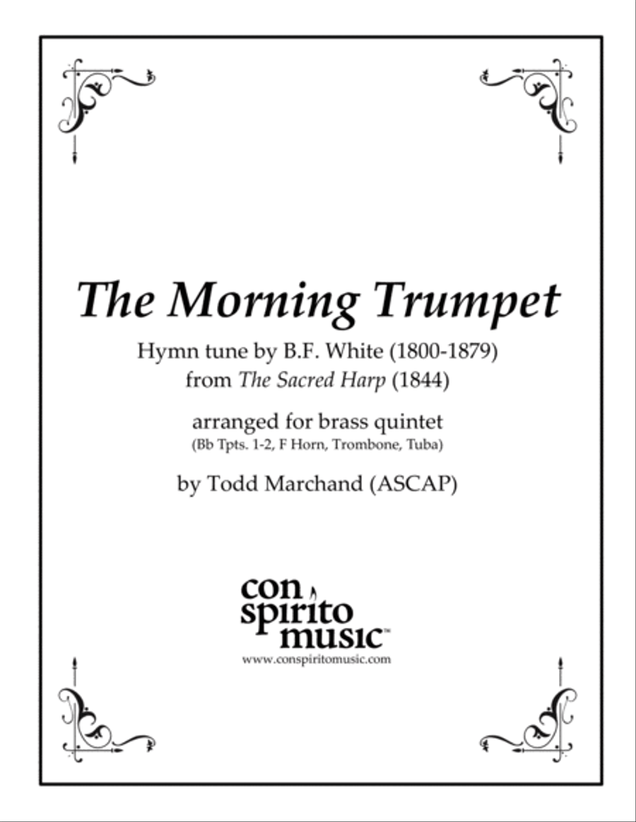 The Morning Trumpet - brass quintet Brass Quintet scores gallery preview page 1