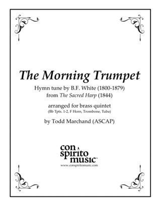 Book cover for The Morning Trumpet - brass quintet