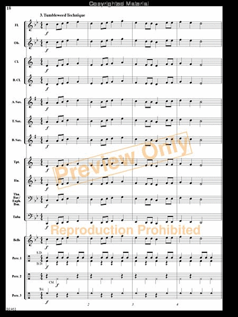 Chisholm Concert Band scores gallery preview page 17