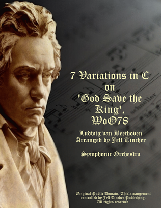 Book cover for 7 Variations in C on 'God Save the King', WoO78