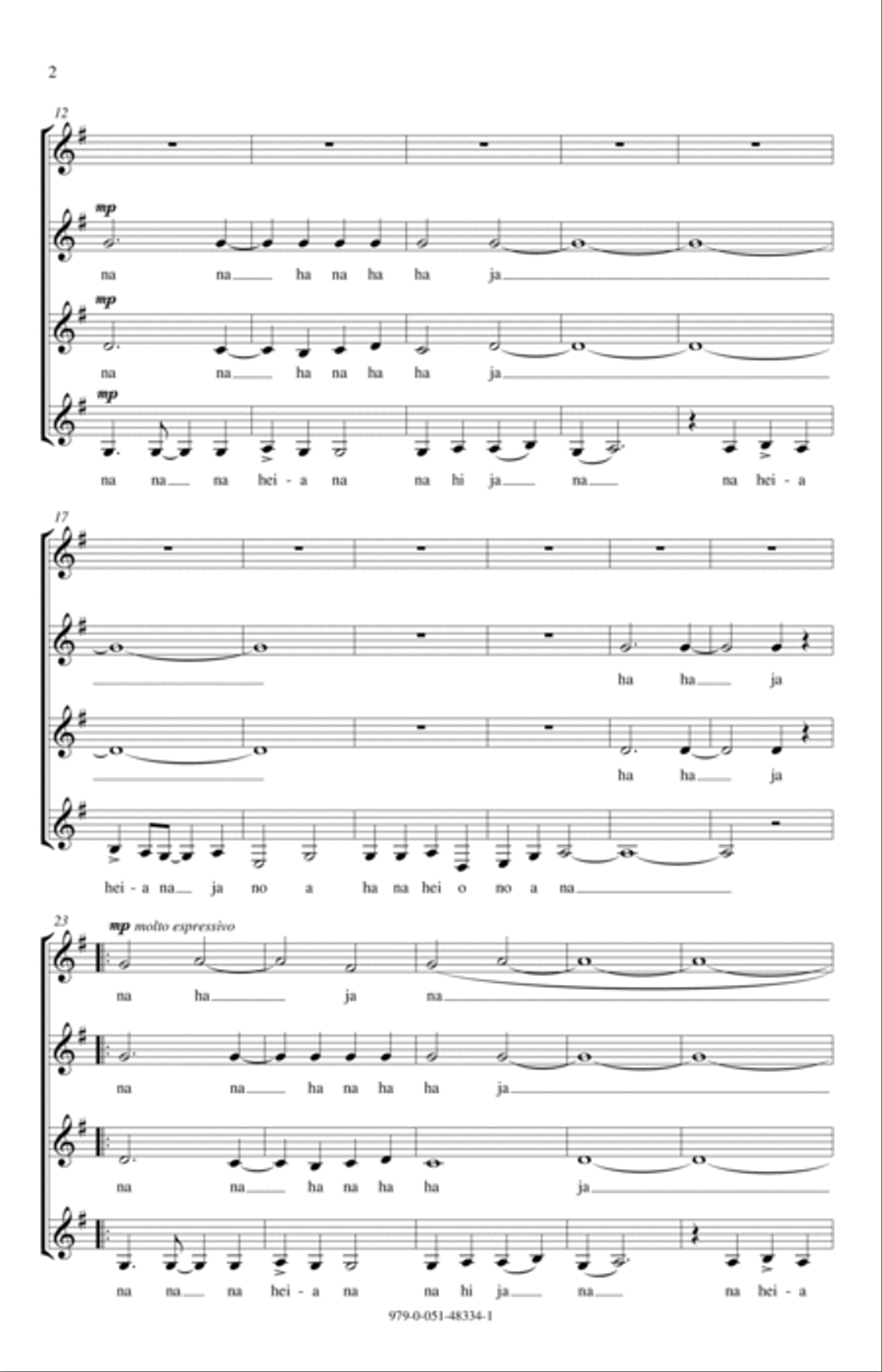 Vuelie (from Disney's Frozen) SSAA scores gallery preview page 2