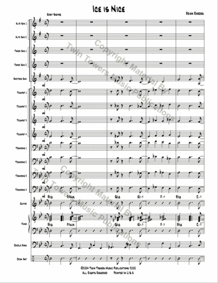 Ice is Nice Jazz Ensemble scores gallery preview page 3