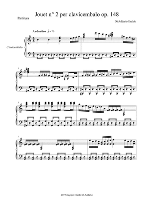 Jouet n° 2 per clavicembalo op. 148