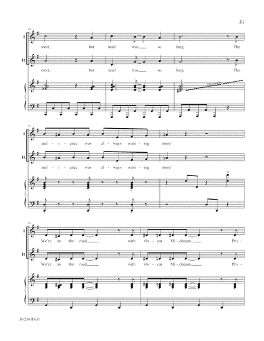 Ten Who Counted Ten Who Counted 2-Part scores gallery preview page 32