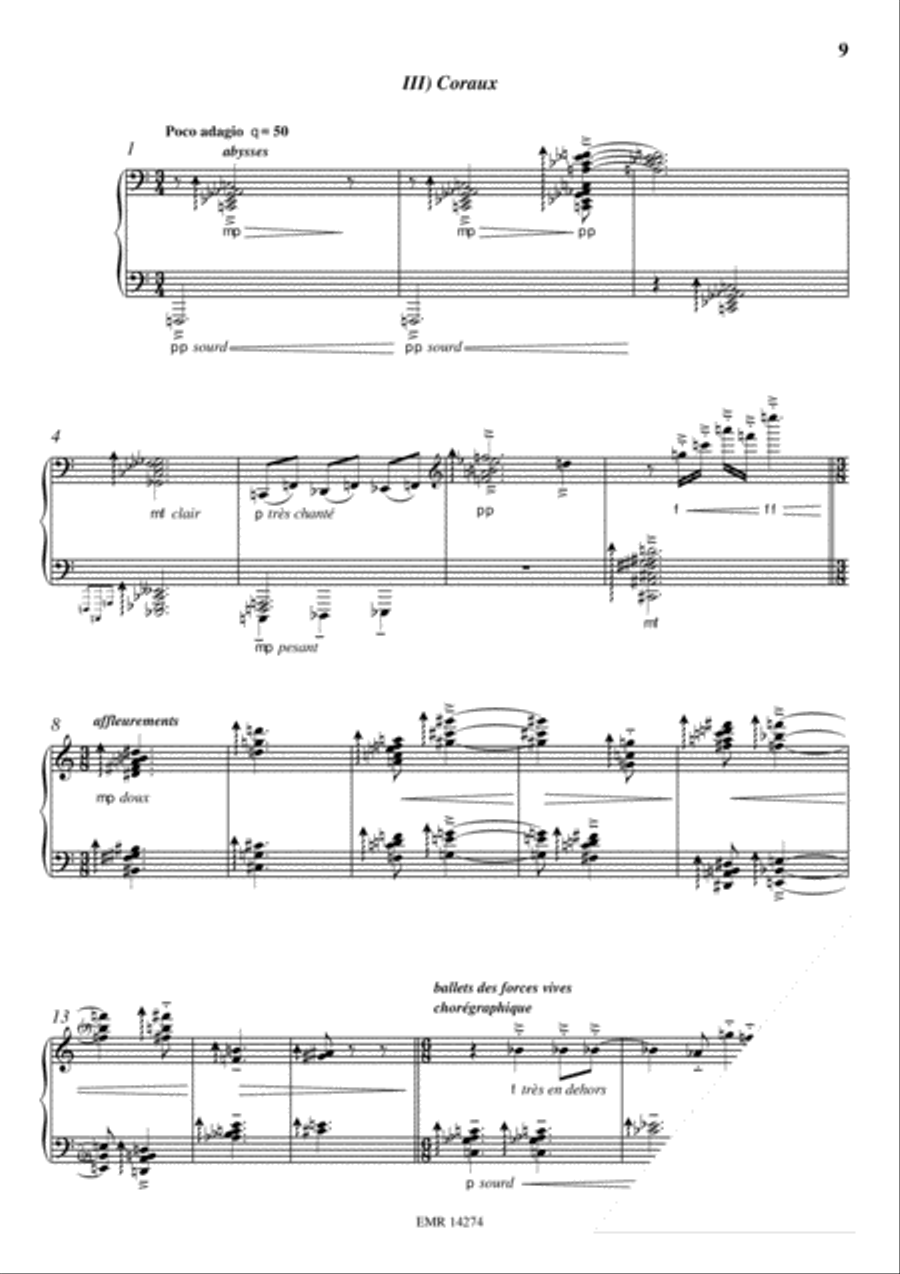 Trois Esquisses Piano Solo scores gallery preview page 5