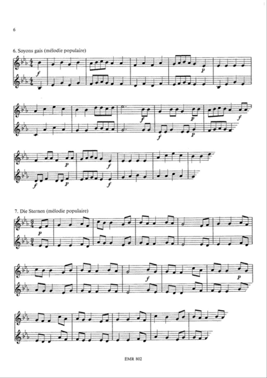 Duet Album Vol. 2 Clarinet Duet scores gallery preview page 7