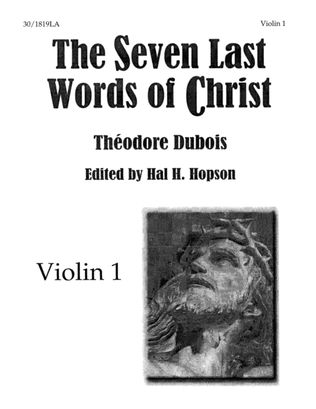 Book cover for The Seven Last Words of Christ - Violin 1