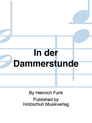 Book cover for In der Dämmerstunde