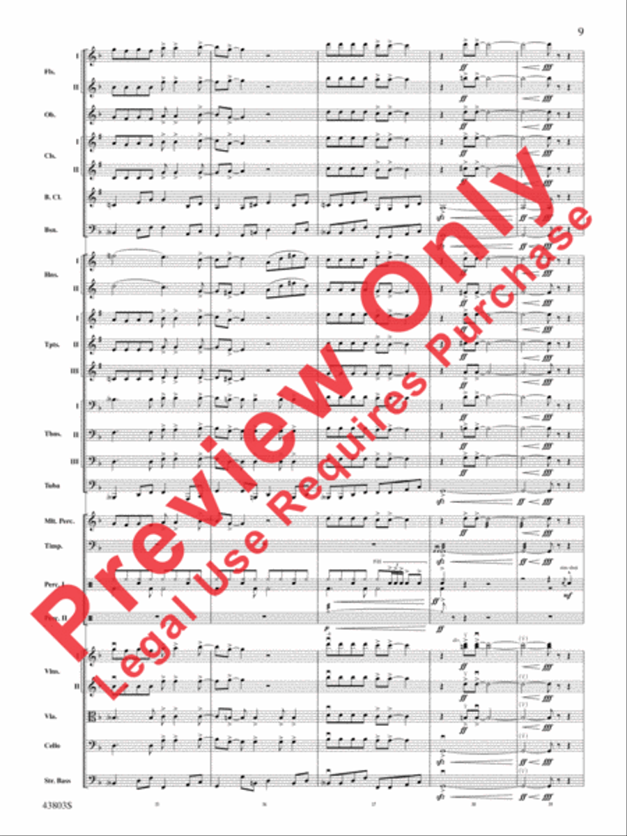 The Doors on Tour The Doors on Tour Full Orchestra scores gallery preview page 10