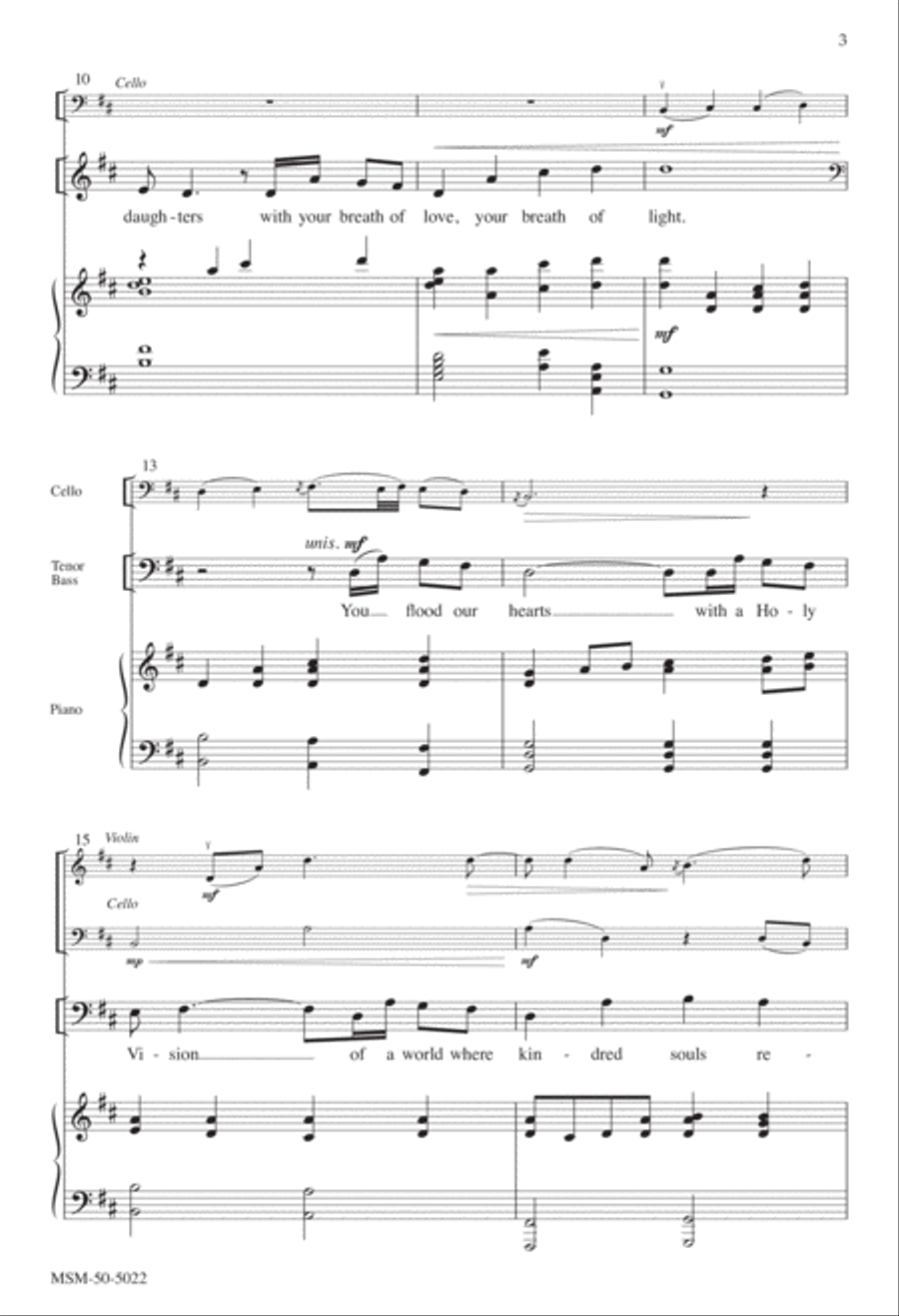 Like a Mighty Wind 4-Part scores gallery preview page 2
