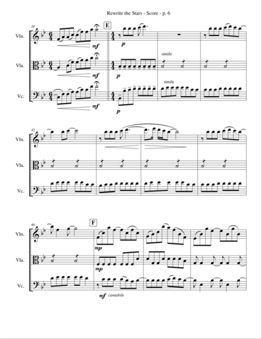 Rewrite The Stars Bassoon scores gallery preview page 6