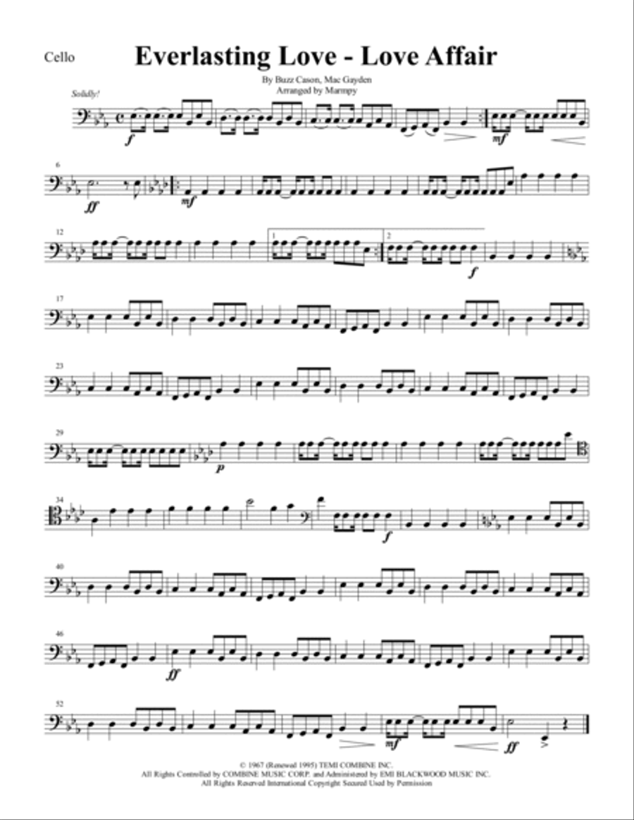 Everlasting Love String Trio scores gallery preview page 4