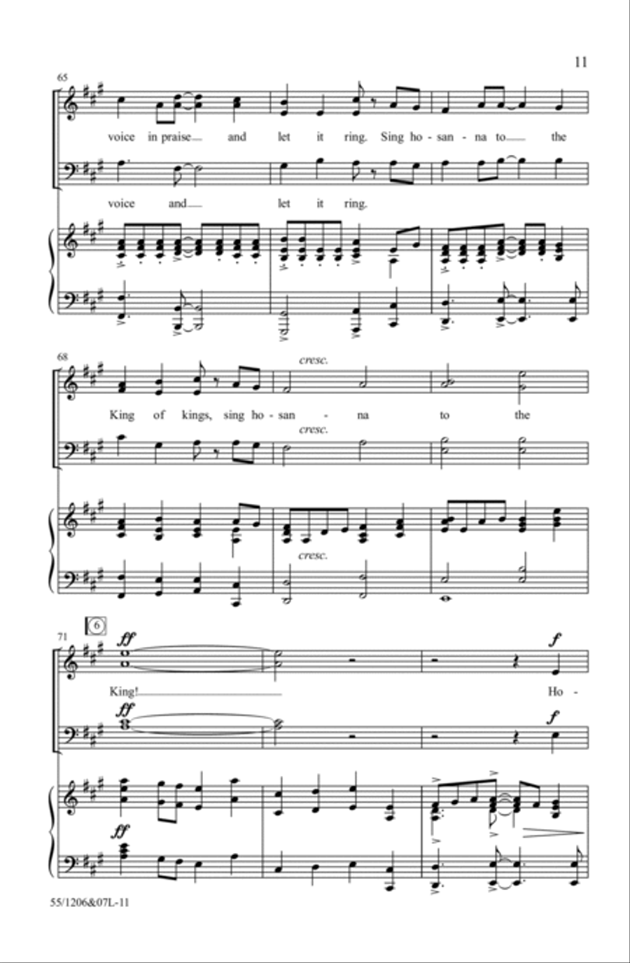 No Greater Love 4-Part scores gallery preview page 11