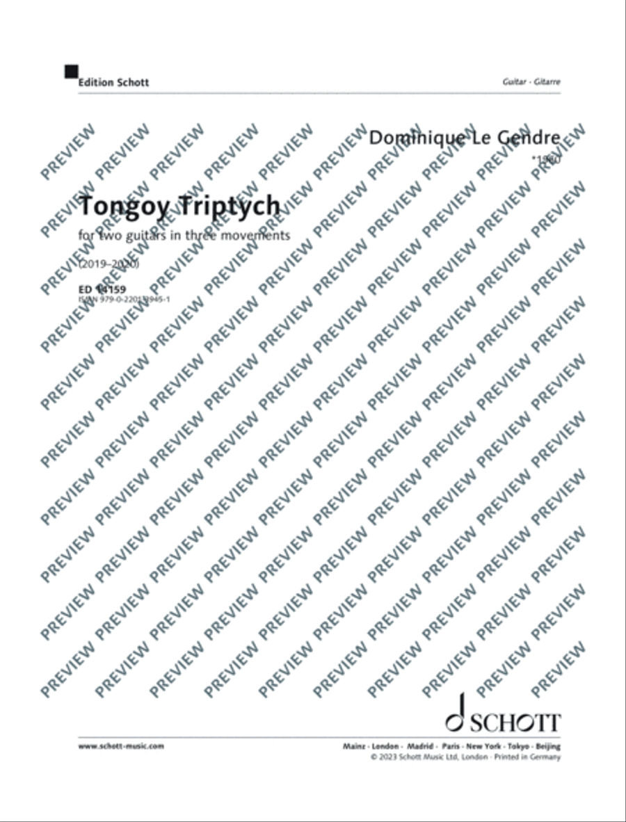 Tongoy Triptych Score scores gallery preview page 2