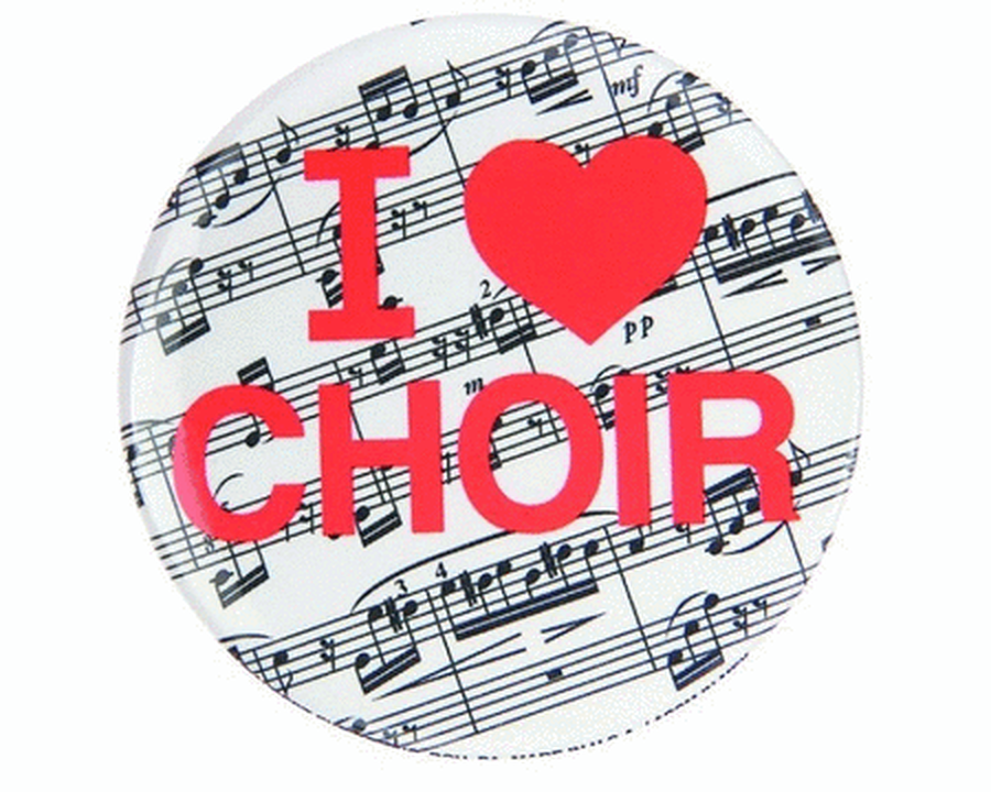 Button I Love Choir
