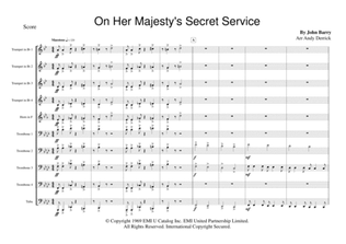 Book cover for On Her Majesty's Secret Service - Theme
