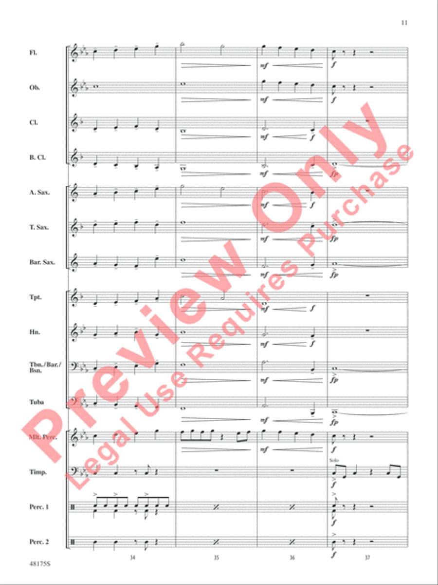 Dragon Bridge Dragon Bridge Concert Band scores gallery preview page 12