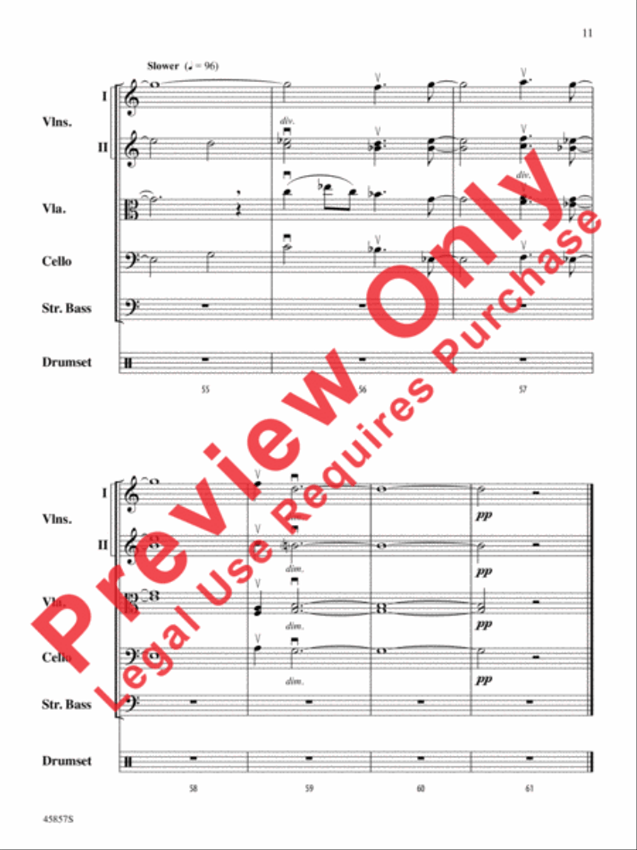 Fantastic Beasts and Where to Find Them String Orchestra scores gallery preview page 12