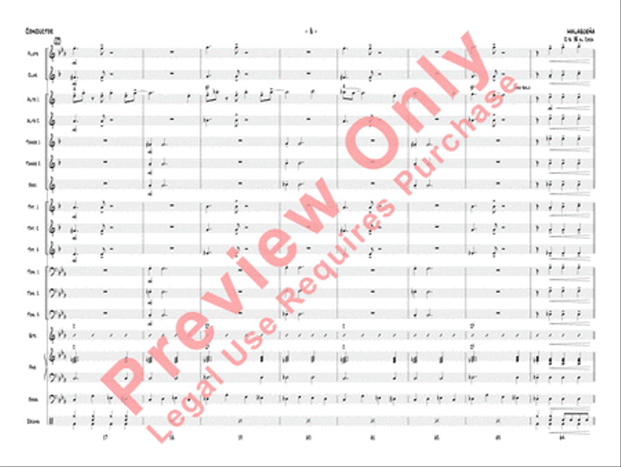 Malagueña Jazz Ensemble scores gallery preview page 11