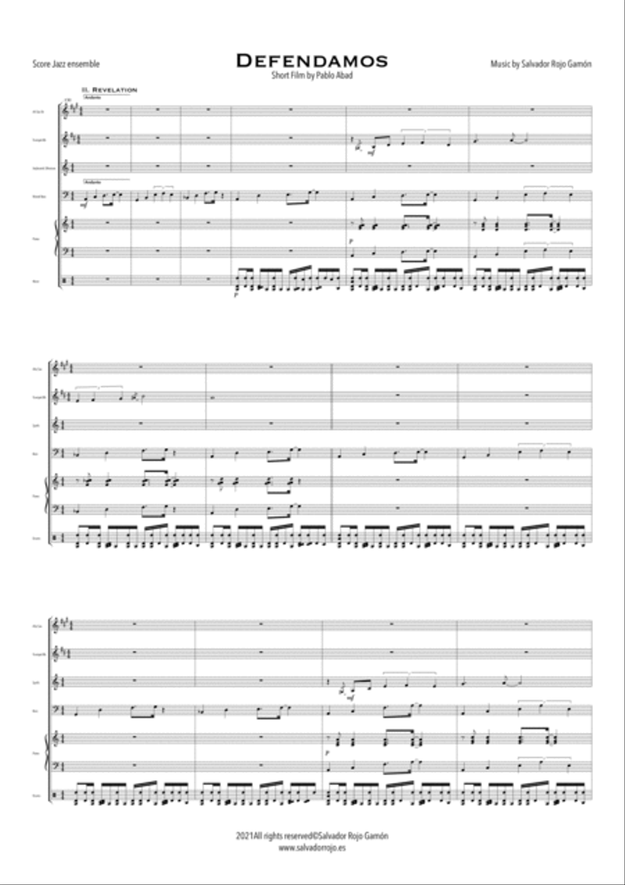 Defendamos (Jazz Ensemble) Jazz Ensemble scores gallery preview page 2
