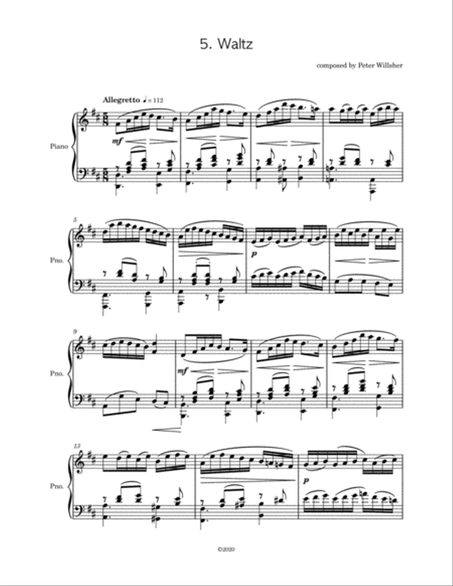 Waltz Piano Solo scores gallery preview page 3