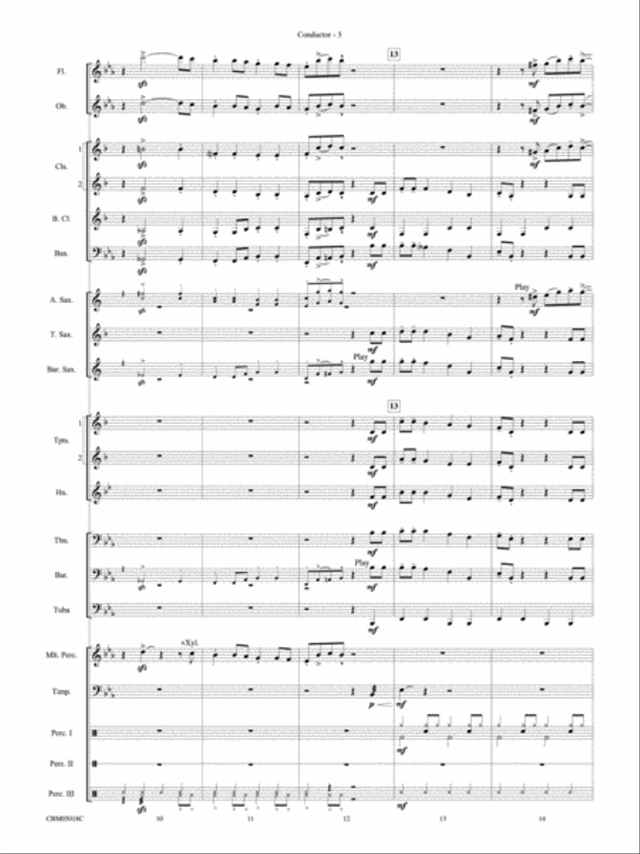 Let It Snow! / Winter Wonderland: Score Concert Band scores gallery preview page 4