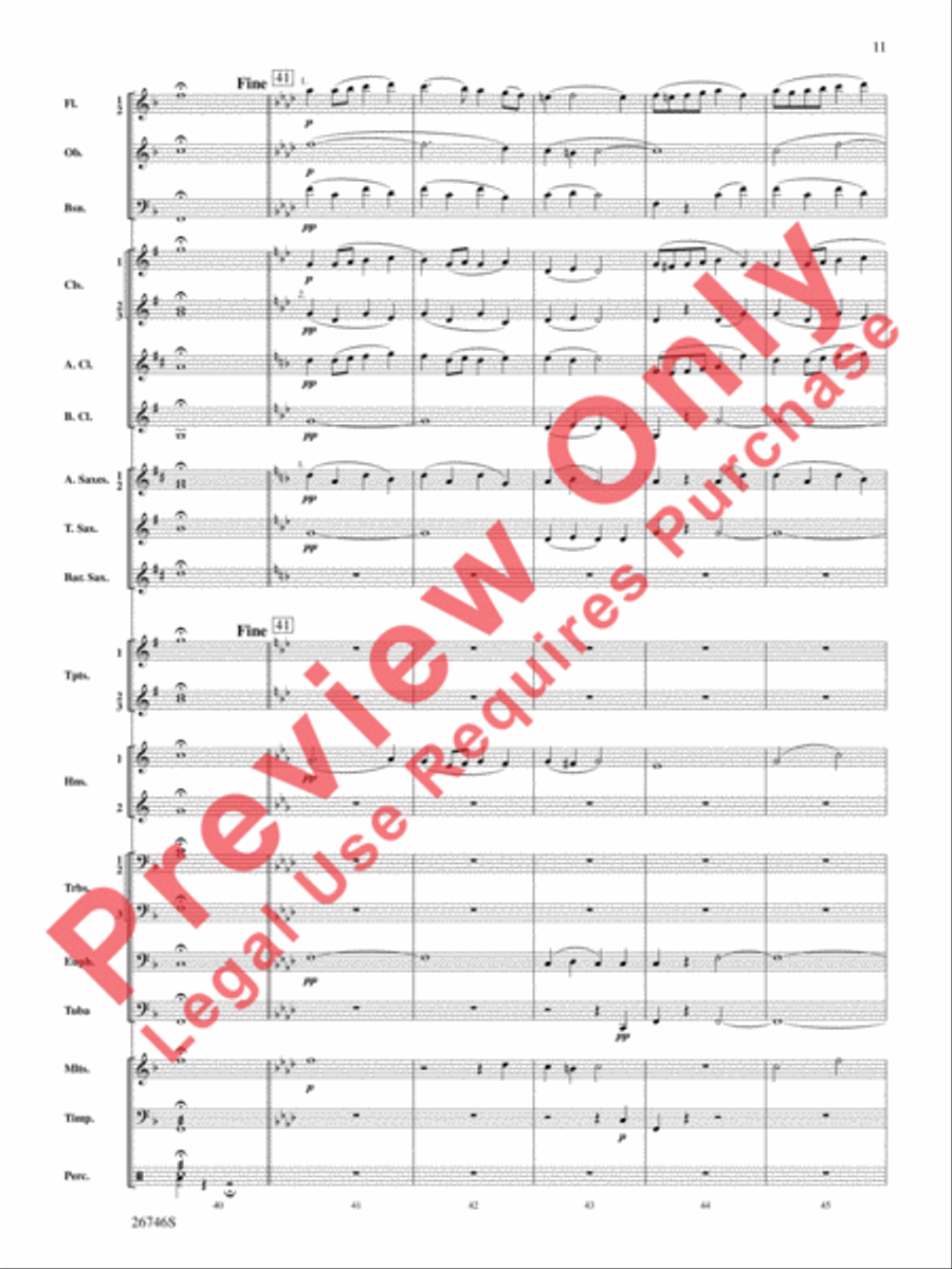 Ancient Aires and Dances Ancient Aires and Dances Concert Band scores gallery preview page 12