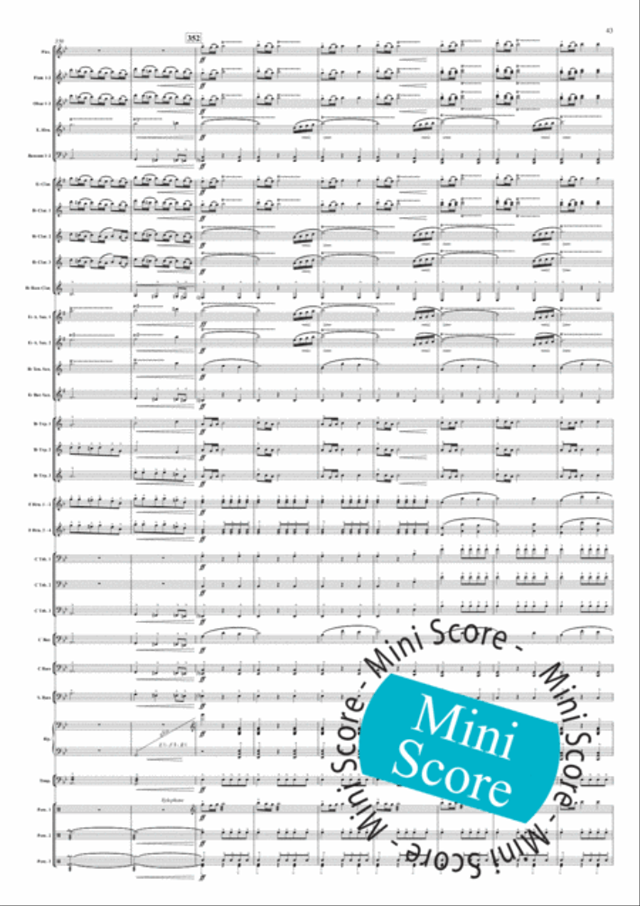 Songs of Liberation Concert Band scores gallery preview page 47