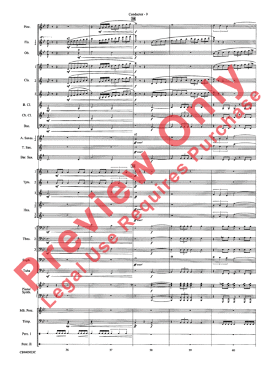 Symphonic Suite from Star Wars: Episode III Revenge of the Sith Concert Band scores gallery preview page 12