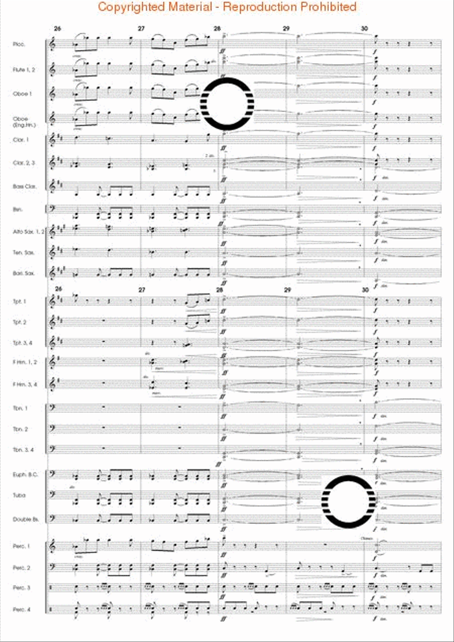 The Eagle's Flight Concert Band scores gallery preview page 7