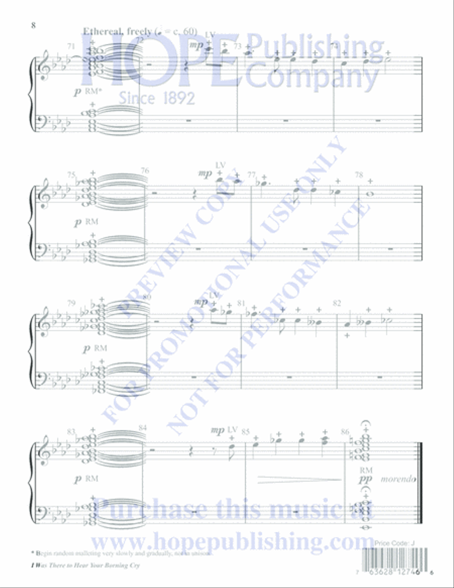 I Was There to Hear Your Borning Cry 5-Octaves scores gallery preview page 8
