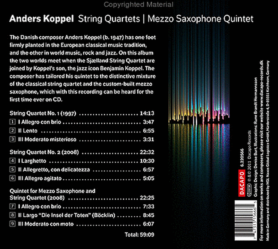 String Quartets and Mezzo-Saxo