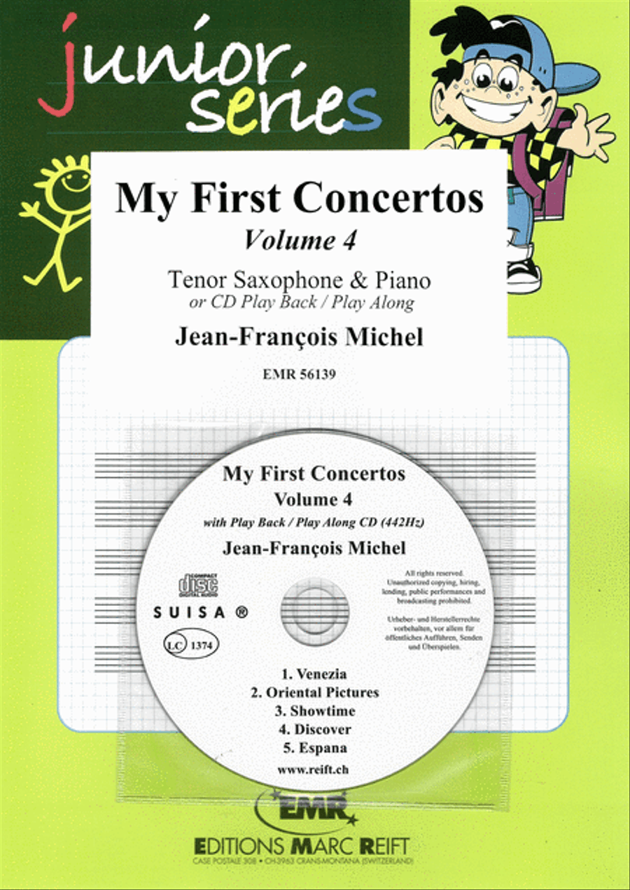 My First Concertos Volume 4 Tenor Saxophone scores gallery preview page 1
