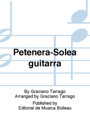 Petenera-Solea guitarra