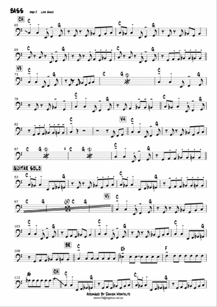 Love Shack Small Ensemble scores gallery preview page 5