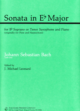 Book cover for Sonata In Eb Major