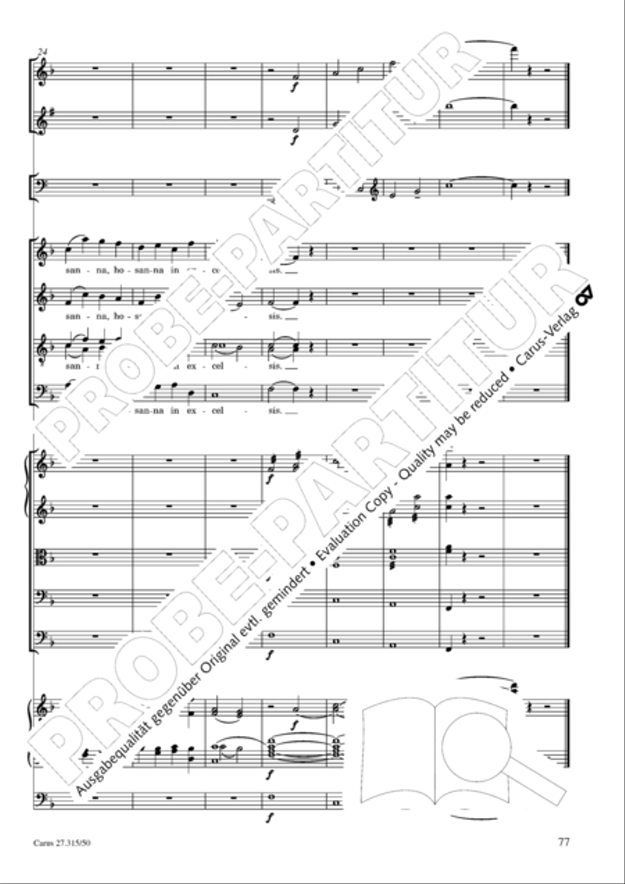 Requiem in C major 4-Part scores gallery preview page 80