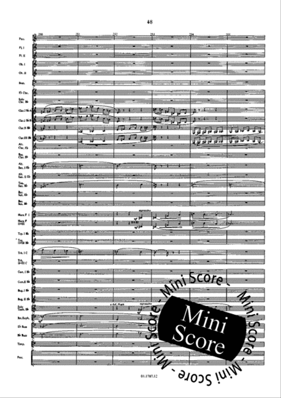 Symphonie de l'Eau Concert Band scores gallery preview page 52